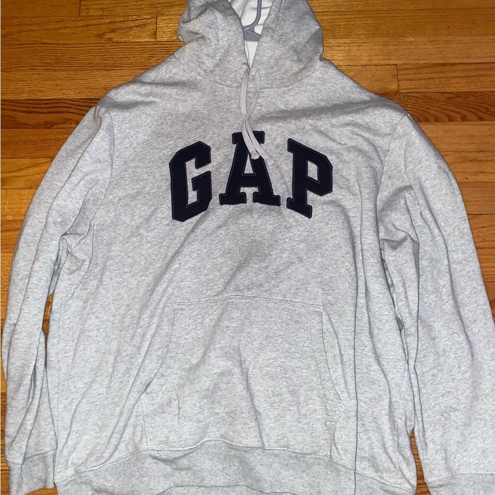 GAP Men's Light Gray Hoodie